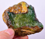 77grs GEM SILICA CHRYSOCOLLA Emeraldine Lily Mine Peru Scenic Quartz Malachite Chalcedony Emerald Jade Color S151