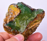 77grs GEM SILICA CHRYSOCOLLA Emeraldine Lily Mine Peru Scenic Quartz Malachite Chalcedony Emerald Jade Color S151