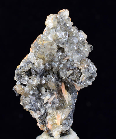 3.4cms CERUSSITE BARITE GALENA Crystals Morocco Mineral Specimen K101