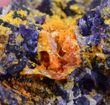 11cms RARE WULFENITE FLUORITE Mimetite Mini Crystals Alamo Arizona usa Y106
