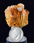3cms CERUSSITE BARITE Crystals Morocco Mineral Specimen K105