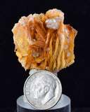3cms CERUSSITE BARITE Crystals Morocco Mineral Specimen K105