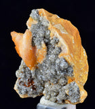 3.7cms CERUSSITE BARITE GALENA Crystals Morocco Mineral Specimen K106