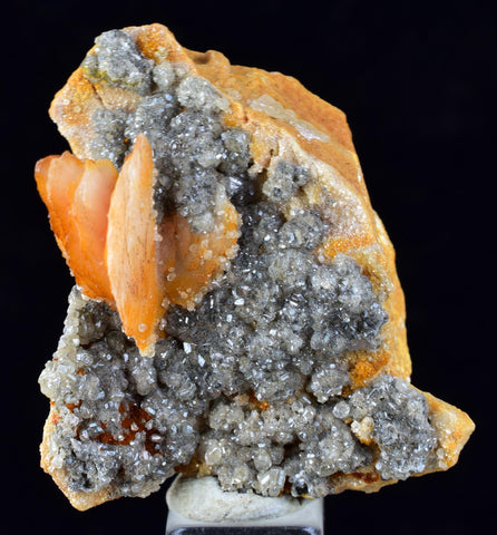 3.7cms CERUSSITE BARITE GALENA Crystals Morocco Mineral Specimen K106