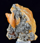 3.7cms CERUSSITE BARITE GALENA Crystals Morocco Mineral Specimen K106
