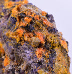 7.3cms RARE WULFENITE FLUORITE Mimetite Mini Crystals Alamo Arizona usa Y107