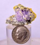 3.3cms COQUIMBITE ALUNOGEN CRYSTAL Romerite Copiatite Chalcantite Mineral Specimen U622