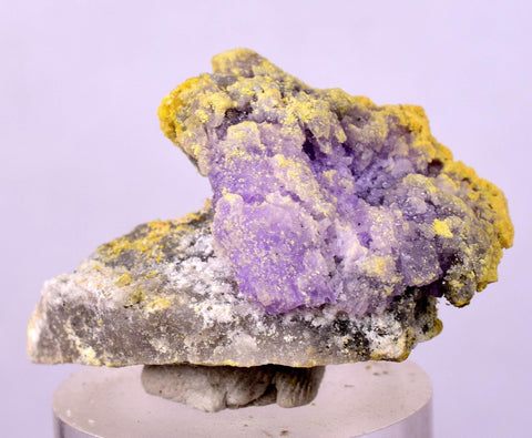 3.3cms COQUIMBITE ALUNOGEN CRYSTAL Romerite Copiatite Chalcantite Mineral Specimen U622