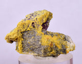 3.3cms COQUIMBITE ALUNOGEN CRYSTAL Romerite Copiatite Chalcantite Mineral Specimen U622