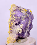 3.1cms COQUIMBITE ALUNOGEN CRYSTAL Romerite Copiatite Chalcantite Mineral Specimen U623