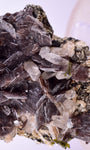 9.6cms AXINITE QUARTZ CRYSTALS Epidote Cluster Garnet Peru Mineral Specimen Collectors A647