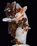 5.7cms  HEMATOID QUARTZ GOETHITE Rare Shiny Crystal Mineral Specimen Q393
