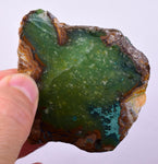 77grs GEM SILICA CHRYSOCOLLA Emeraldine Lily Mine Peru Scenic Quartz Malachite Chalcedony Emerald Jade Color S151
