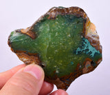 77grs GEM SILICA CHRYSOCOLLA Emeraldine Lily Mine Peru Scenic Quartz Malachite Chalcedony Emerald Jade Color S151