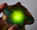 77grs GEM SILICA CHRYSOCOLLA Emeraldine Lily Mine Peru Scenic Quartz Malachite Chalcedony Emerald Jade Color S151