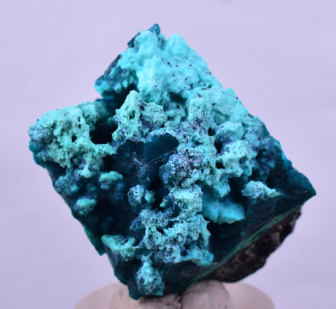 2.8cms BLUE MALACHITE BOTRYOIDAL Peru Crystals Grape Spheres Rosette Translucent New Find Stalactite Minerals Specimensn U627