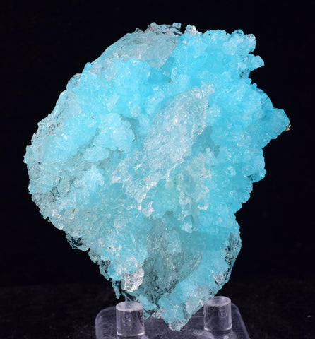7.3cms NATURAL BLUE SALAMMONIAC Lecontite Botryoidal Crystals Chile Turquoise Color Rare Aesthetic Mineral Specimen U628