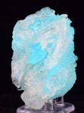 8.6cms NATURAL BLUE SALAMMONIAC Lecontite Botryoidal Crystals Chile Turquoise Color Rare Aesthetic Mineral Specimen U629