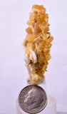 4.8cm GOLDEN BARITE CRYSTALS Eagle Mine Colorado Usa Translucent Mineral Specimen F467