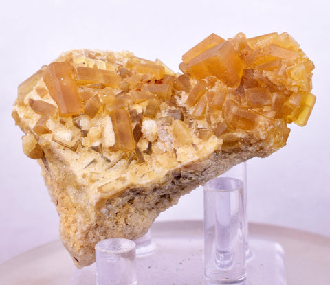 5.4cm GOLDEN BARITE CRYSTALS Eagle Mine Colorado Usa Translucent Mineral Specimen F468