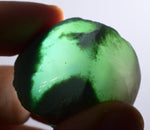 123cts GEM SILICA CHRYSOCOLLA Lily Mine Peru Chalcedony Quartz Polished B125