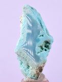 40.5cts GEM SILICA CHRYSOCOLLA Lily Mine Peru Chalcedony Quartz Polished B126