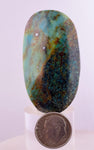 17.6grs BLUE GREEN SCAPOLITE Peru Marialite Chrysocolla Quartz Titanite B130