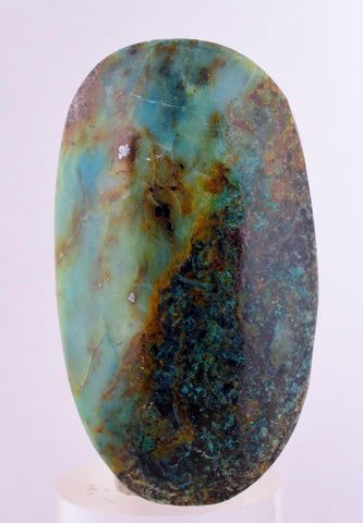 17.6grs BLUE GREEN SCAPOLITE Peru Marialite Chrysocolla Quartz Titanite B130