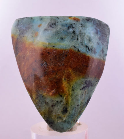 26grs BLUE GREEN SCAPOLITE Peru Marialite Chrysocolla Quartz Titanite B136