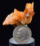 3.4cms CERUSSITE BARITE GALENA Crystals Morocco Mineral Specimen K103