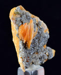 3.7cms CERUSSITE BARITE GALENA Crystals Morocco Mineral Specimen K106