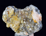 3.9cms CERUSSITE BARITE GALENA Crystals Morocco Mineral Specimen K107