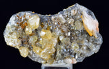 3.9cms CERUSSITE BARITE GALENA Crystals Morocco Mineral Specimen K107