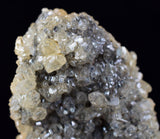 3.3cms CERUSSITE BARITE GALENA Crystals Morocco Mineral Specimen K109