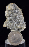 3.3cms CERUSSITE BARITE GALENA Crystals Morocco Mineral Specimen K109