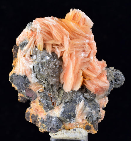 4.2cms CERUSSITE BARITE GALENA Crystals Morocco Mineral Specimen K110