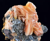 4.2cms CERUSSITE BARITE GALENA Crystals Morocco Mineral Specimen K110
