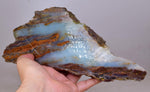 890grs BLUE OPAL SLAB Sculpture Peru Scenic Quality Jewelry Collector O810