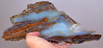 890grs BLUE OPAL SLAB Sculpture Peru Scenic Quality Jewelry Collector O810