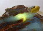 890grs BLUE OPAL SLAB Sculpture Peru Scenic Quality Jewelry Collector O810