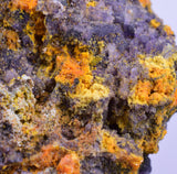 7.3cms RARE WULFENITE FLUORITE Mimetite Mini Crystals Alamo Arizona usa Y107