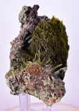8cms AXINITE QUARTZ CRYSTALS Epidote Cluster Garnet Peru Mineral Specimen Collectors A645