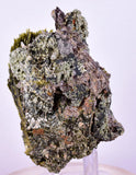 8cms AXINITE QUARTZ CRYSTALS Epidote Cluster Garnet Peru Mineral Specimen Collectors A645