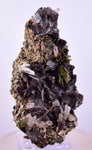 9.6cms AXINITE QUARTZ CRYSTALS Epidote Cluster Garnet Peru Mineral Specimen Collectors A647