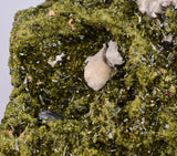 16.4cms EPIDOTE CALCITE CRYSTALS Cluster Peru Green Color Mineral Specimen C42