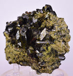 8.6cms EPIDOTE CRYSTALS Cluster Peru Green Color Mineral Specimen C43