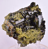 8.6cms EPIDOTE CRYSTALS Cluster Peru Green Color Mineral Specimen C43