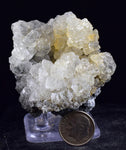 5.7cms  FLUORITE CUBIC PERU Shiny Crystals Mineral Specimen Collector K112