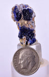 2.9cms GEM AZURITE CRYSTALS Mexico Royal Blue Color Shiny U631