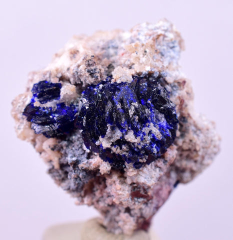 2cms GEM AZURITE CRYSTALS Mexico Royal Blue Color Shiny U634